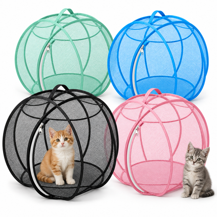 DIDOSHE Pop-Up Mesh Cat Playpen