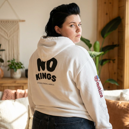 No Kings Hoodie — "You Look Very Beautiful When You Get Angry America" Graphic Sweatshirt