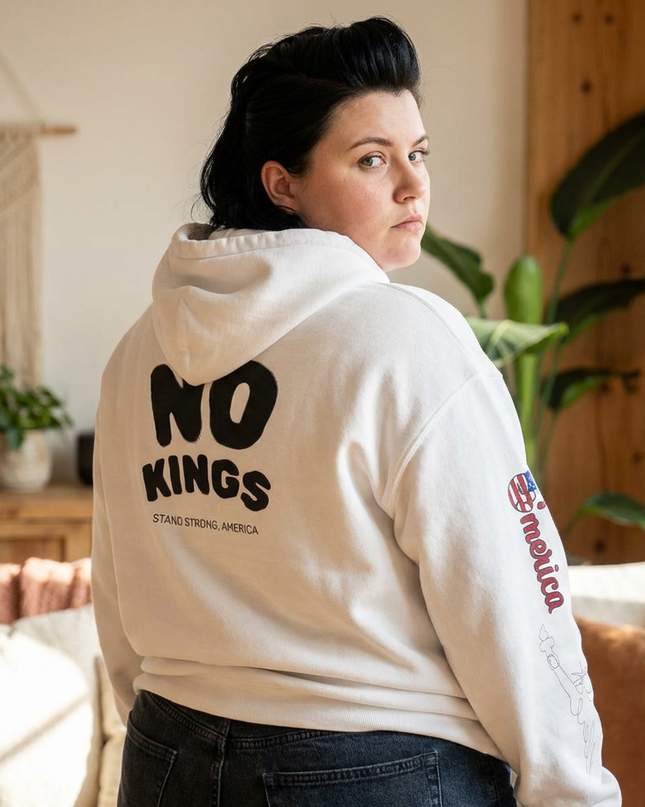 No Kings Hoodie — "You Look Very Beautiful When You Get Angry America" Graphic Sweatshirt