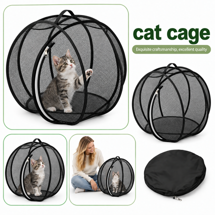 DIDOSHE Pop-Up Mesh Cat Playpen