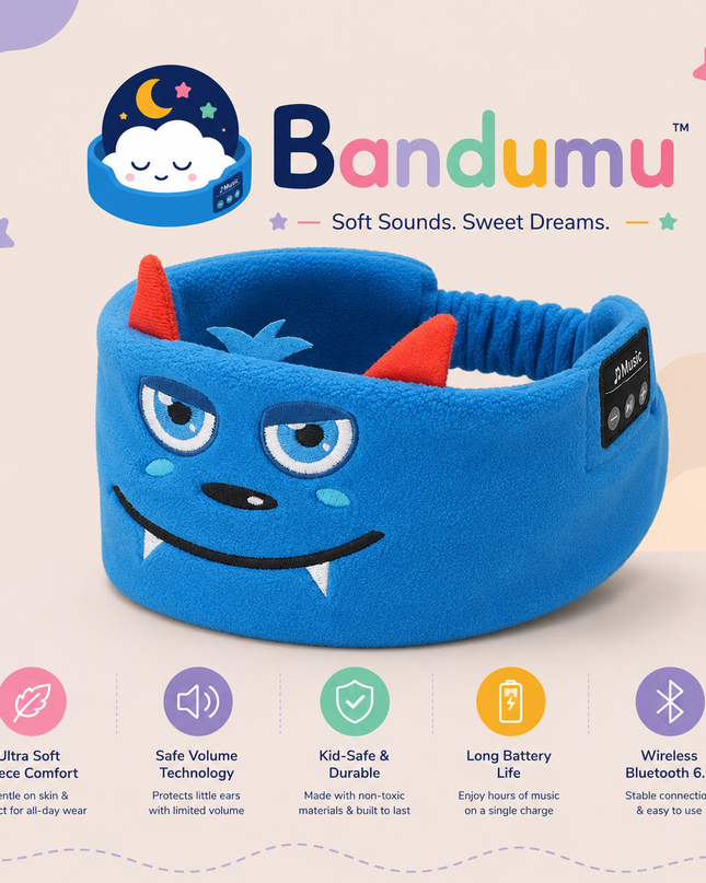 Bandumu™ Kids Bluetooth Headband