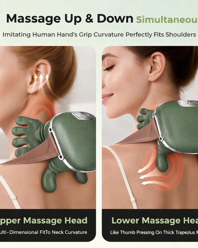 DIDOSHE CALMORA™ 4D Beheizbares Nacken- und Schultermassagegerät