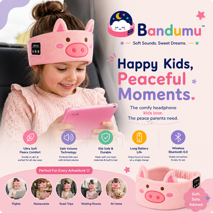 Bandumu™ Kids Bluetooth Headband