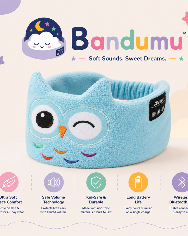 Bandumu™ Kids Bluetooth Headband