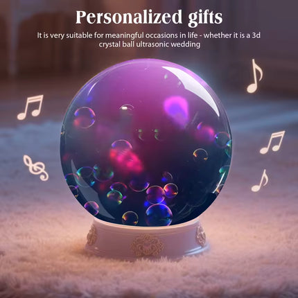 DIY Custom Photo Video Player 3D Smart LED Crystal Ball