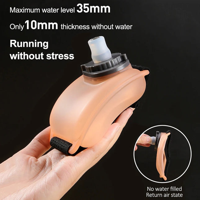 200 ml Mini-Lauf-Handgelenk-Trinkflasche, weiche Flasche für Marathon, Radfahren, Fitness, Klettern 