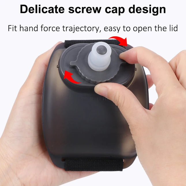 200 ml Mini-Lauf-Handgelenk-Trinkflasche, weiche Flasche für Marathon, Radfahren, Fitness, Klettern 