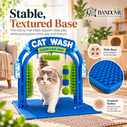 DIDOSHE Cat Wash™ | Self-Grooming & Play Station