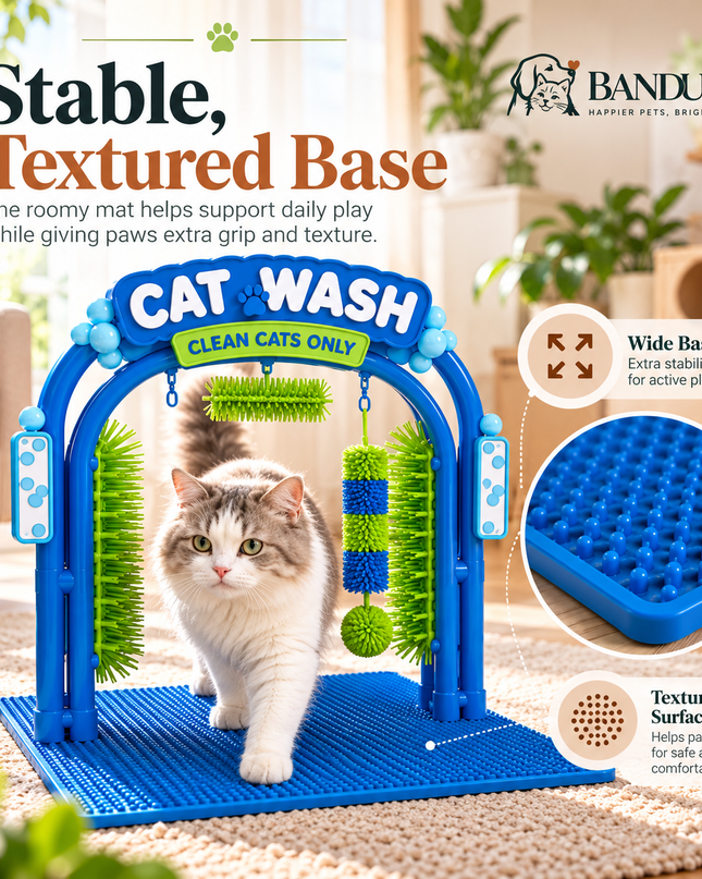 DIDOSHE Cat Wash™ | Self-Grooming & Play Station
