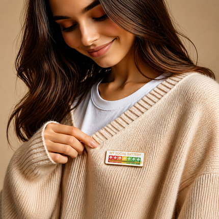 SOCIAL BATTERY PIN