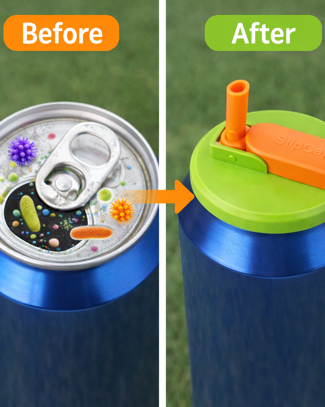 DIDOSHE SlipCap™ Turn Any Can Into a Spill-Free Bottle